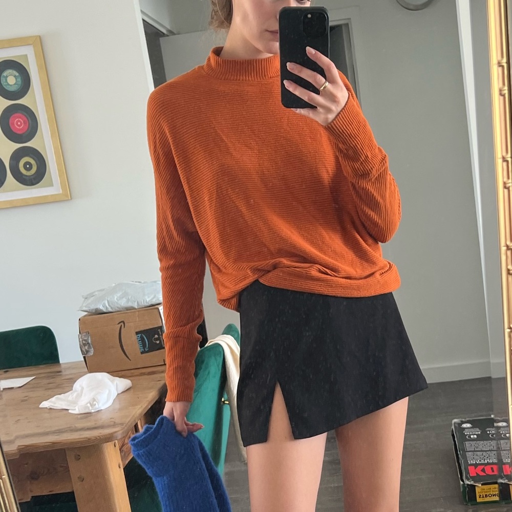 Orange Mock Neck BP Apparel from Nordstrom
